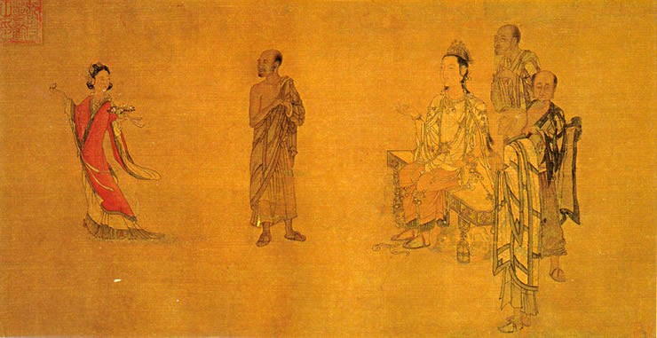 Anthology of Masterpieces, Leaf 4, Liu Sung-nien, Sung dynasty