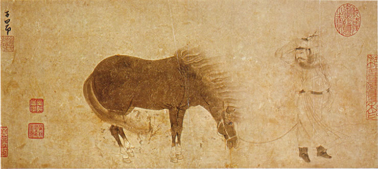 Anthology of Masterpieces, Leaf 12, Chao Meng-fu, Yuan dynasty
