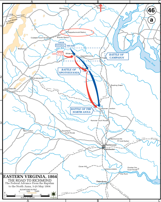 Blackburn and
                Rappahannock Crossings Map