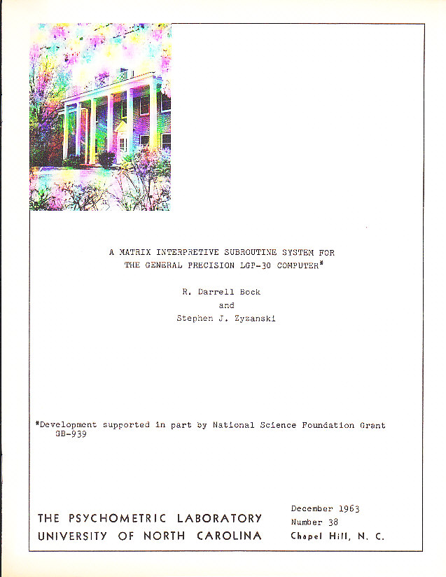 A Matrix Interpretive Subroutine System for the LGP-30