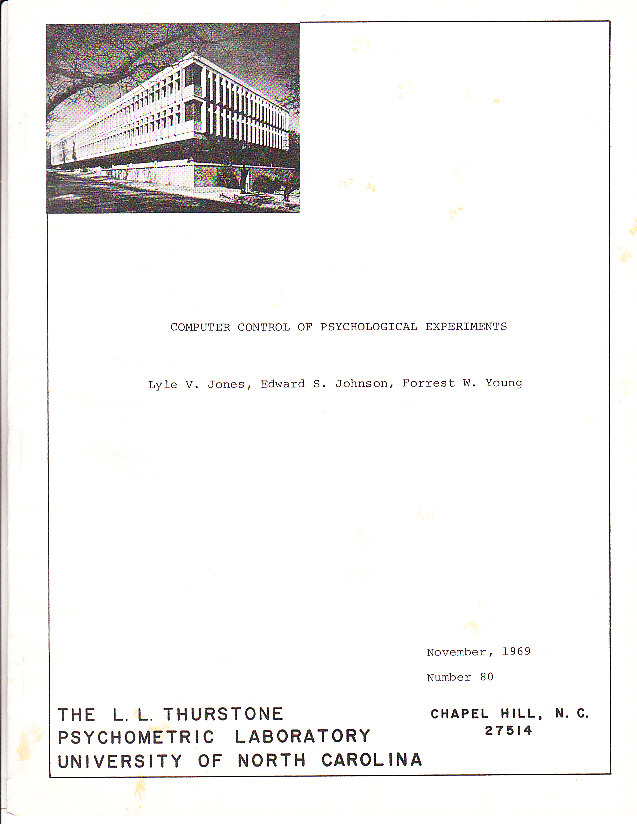 Computer Control of Psycological Experiments