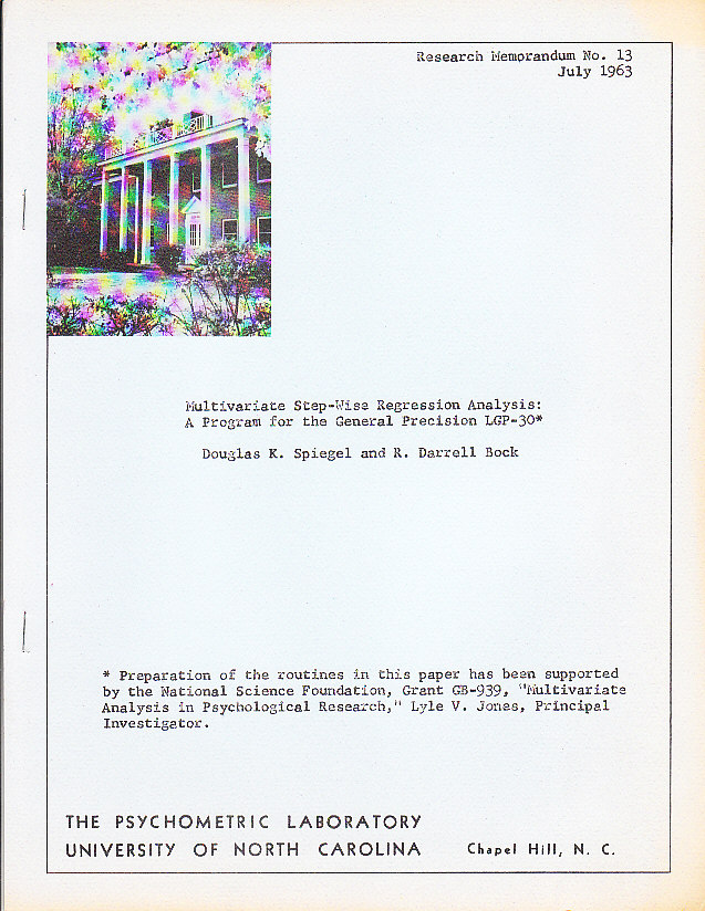 Fixed-Point Subroutines for Multivariate Statistical Computation for the LGP-30