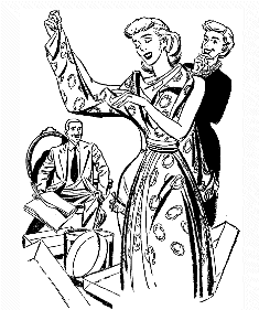 [Dresses are terribly high!]