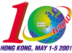 WWW10: Hong Kong,
May 1-5 2001