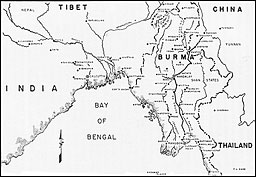 Map: India-Burma Sector