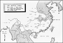 CBI Battle Area, Nov. 1943-May 1944