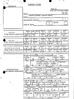 Detention Report Form