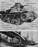 Figure 239. Above--Model 95 light tank. Below--A ditching tail