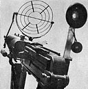 Figure 306. Front and rear antiaircraft sights mounted on the model 92 (1932) 7.7-mm machine gun