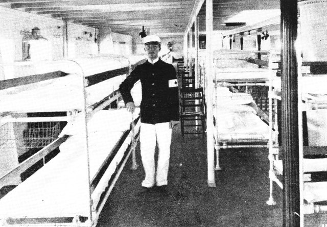 Main deck, forward ward room of the USS RELIEF< 1898