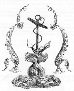 Dingbat: Marine anchor & decorations