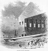 Photo # NH 604:  Launching of USS Monitor, 30 January 1862