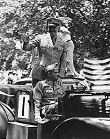 Photo # NH 62357:  General of the Army Dwight D. Eisenhower rides through Washington, D.C., June 1945