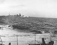 Photo # NH 73014:  Japanese heavy cruiser Kako underway during exercises, 1940