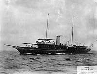 Photo #  NH 99311:  Steam yacht Arcady underway, prior to her World War I era Naval service.
