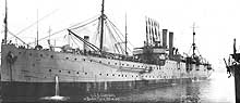 Photo # NH 99891:  USS Camden at the Boston Navy Yard, 13 October 1919