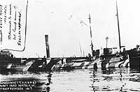 Photo # NH 100664:  USS Amagansett at the Norfolk Navy Yard, Virginia, September 1917