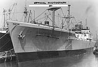 Photo # 19-N-24236:  SS Robin Kettering undergoing conversion to USS Alhena, June 1941