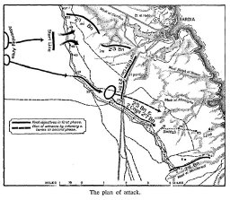 Map: The plan of attack on Bardia
