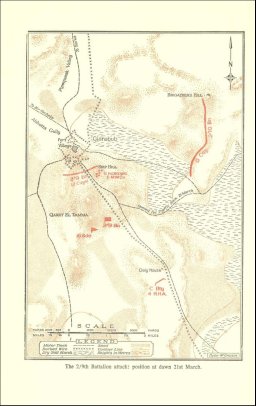 Map: Australia: Giarabub: 2/9th Battalion's attack, 21st March 1941