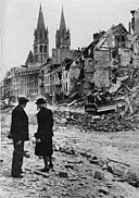 Caen, after its capture