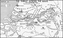 Sketch 34.--The Threat Across the Maas, Mid-December 1944