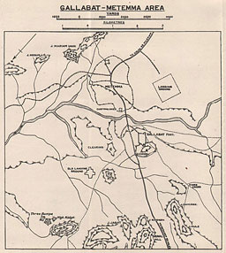 Map: Gallabat-Metemma Area