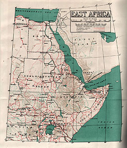 Map of East Africa