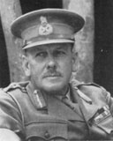 Major-General George Brink, General Officer Commanding, 1st S.A. Division, in its successful operations in Southern Abyssinia.
