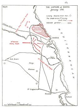 The capture of Bardia, January 1941