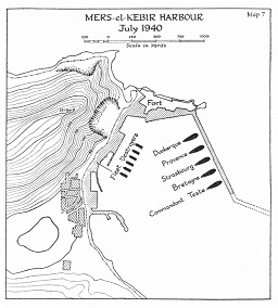 Mers-el-Kebir harbour, 3rd July 1940