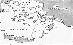 OPERATIONS IN THE AEGEAN, 9 SEPTEMBER - 22 OCTOBER 1943