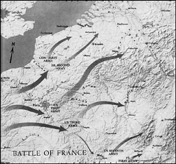 Map: Battle of France