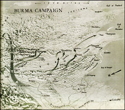 Map: The Burma Campaign