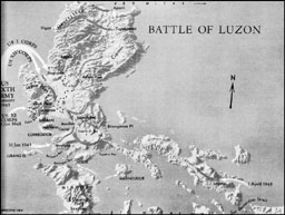 Map: Battle of Luzon