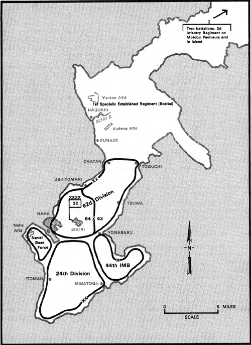 Map of Okinawa