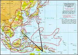 Plate No. 104, Enemy Ground Dispositions, 
General Pacific Area, 30 April 1945