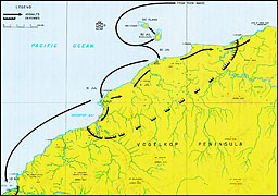 Plate No. 46, Sansapor-Cape Opmarai Operation, 30 July-31 August 1944