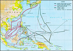 Plate No. 47, Enemy Shipping Routes Destroyed during the New Guinea Campaign