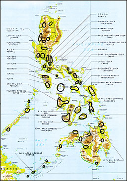 Plate No. 84, Major Guerrilla Forces in the Philippines, 1942-1945