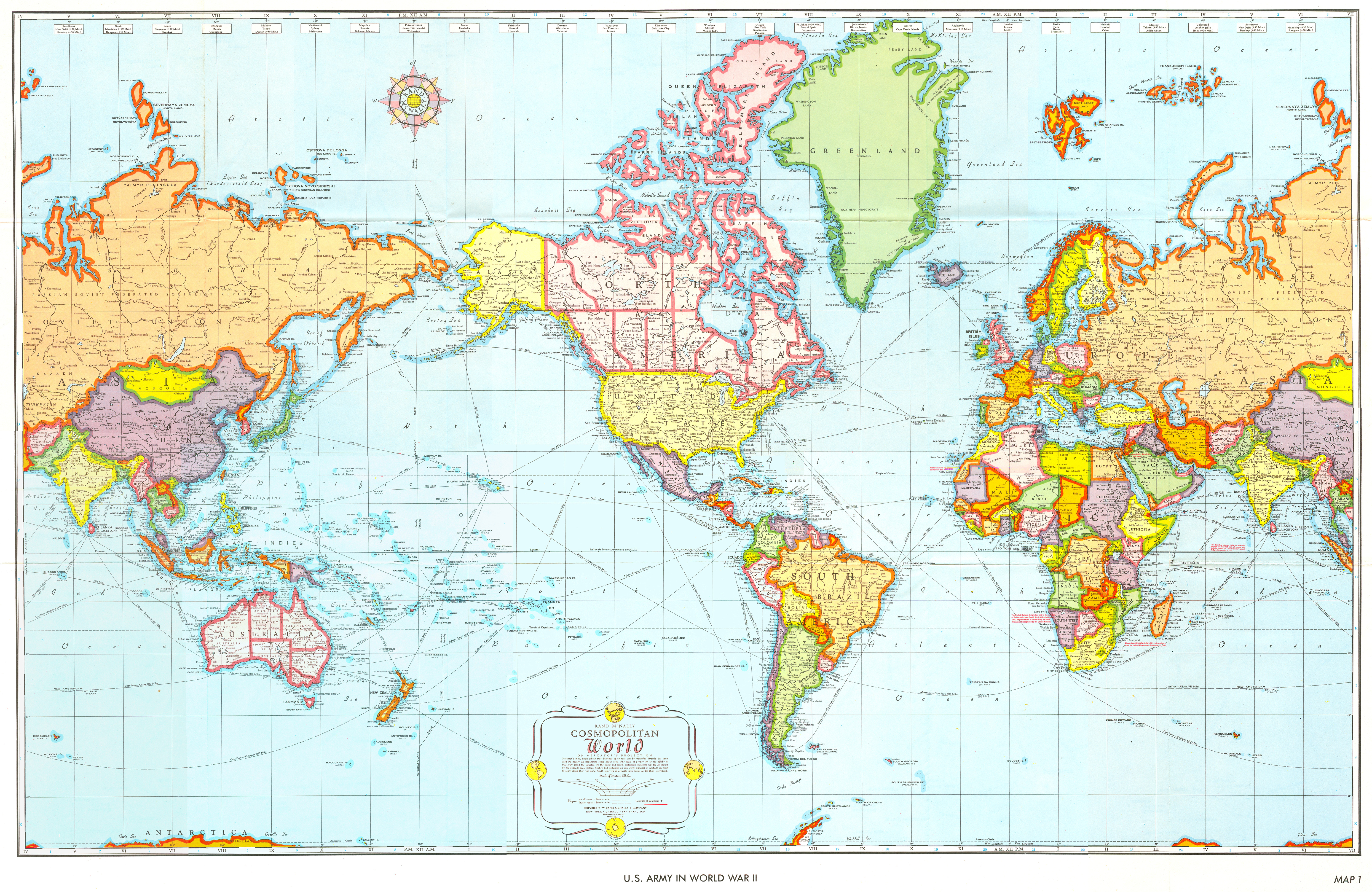 Rand Mcnally Map