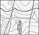 Figure 3: Boundary in defense; adjustment to terrain at longer small arms ranges