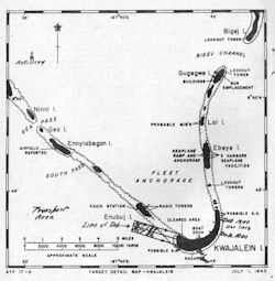 TARGET DETAIL MAP - KWAJALEIN