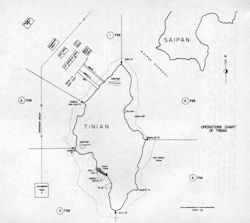 OPERATIONS CHART OF TINIAN