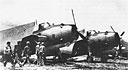 Navy planes from carriers sunk or damaged during the Battle for Leyte Gulf find 
refuge at Dulag airfield, Leyte, 25 October 1944