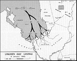 Map 18: Lingayen Gulf Landing