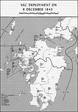 Map 29: VAC deployment on 8 December 1945