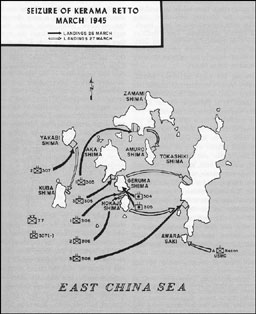Map 5: Seizure of Kerama Retto, March 1945
