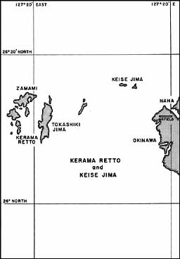 Map: Kerama Retto-Okinawa Area