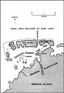 Map: Rendova Harbor